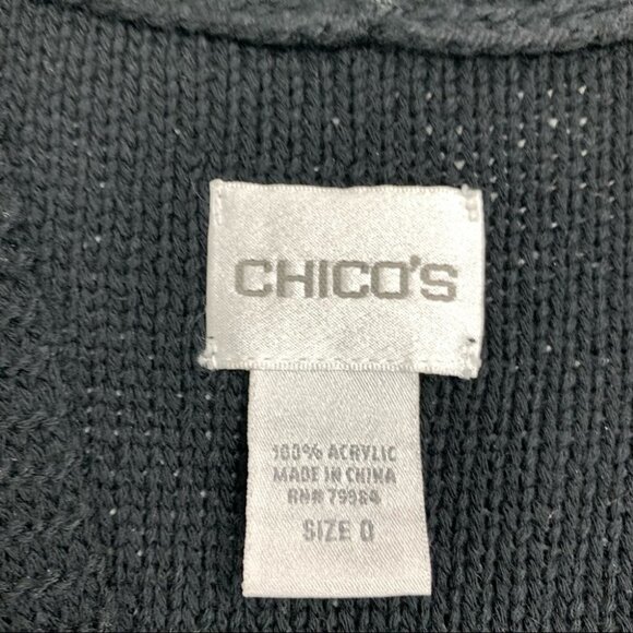 Chico's Open Sweater Vest size 0 - Picture 2 of 5